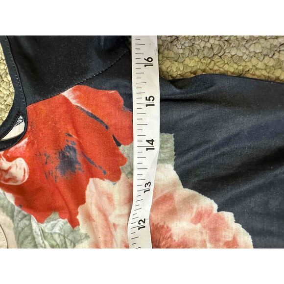 NWT SHEILAY Floral Cold Shoulder Short Sleeve Dress Womens Size S - Picture 4 of 5